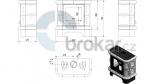 KRATKI kachlová krbová kamna WK 440/Kafel/K krémově lesklá + DOPRAVA ZDARMA