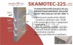 Izolační deska SKAMOTEC 225  rozměr 1000 x 610 mm, tl. 30 mm