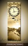Svisl Obraz s hodinami 90x30cm - Bentky