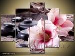 Obraz 5D 150x105 - orchideje a relaxan kameny