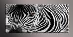 LED obraz 120x50cm vzor - zebra