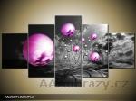 Obraz Abstrakce fialová - 5D 125x70cm