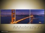 Obraz 3D - 120x40cm - Golden Gate