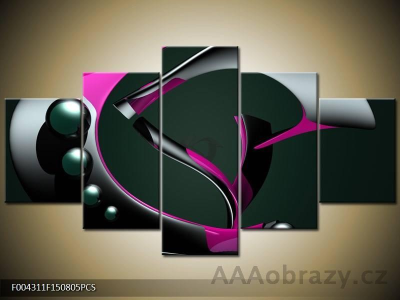 Luxusn Obraz 5D - 150x80cm - abstrakce
