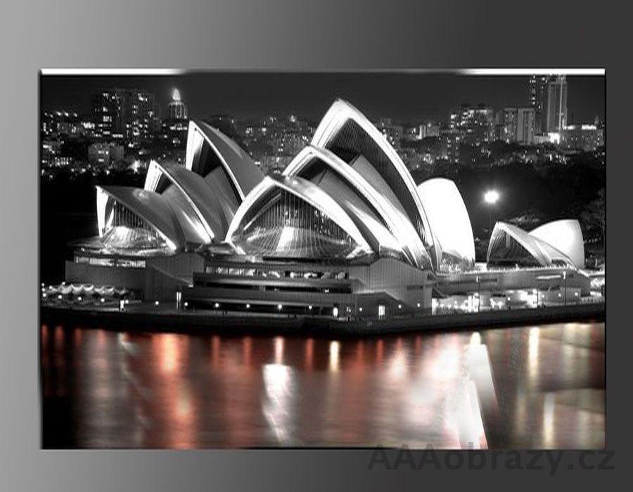 LED obraz 100x70cm vzor 725 Sydney, Austrlie, Non msto